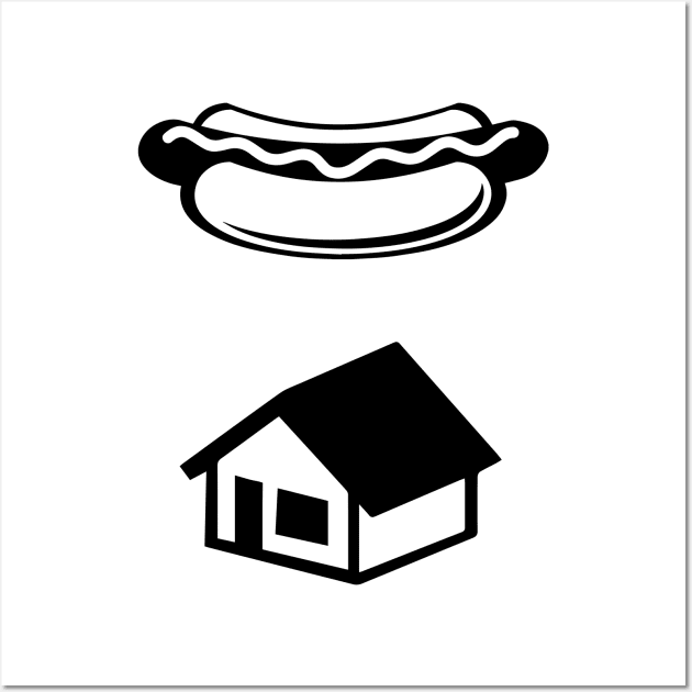 Kevins Hot Dog House Wall Art by Meta Cortex